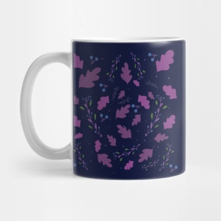 Christmas leaf pattern Mug